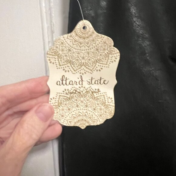 Altar'd State faux leather black mini skirt size small - Picture 6 of 6